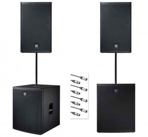 Electro-Voice ELX-112 Powered Loudspeaker Package with Subs